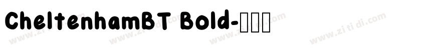 CheltenhamBT Bold字体转换 CheltenhamBT Bold字体转换